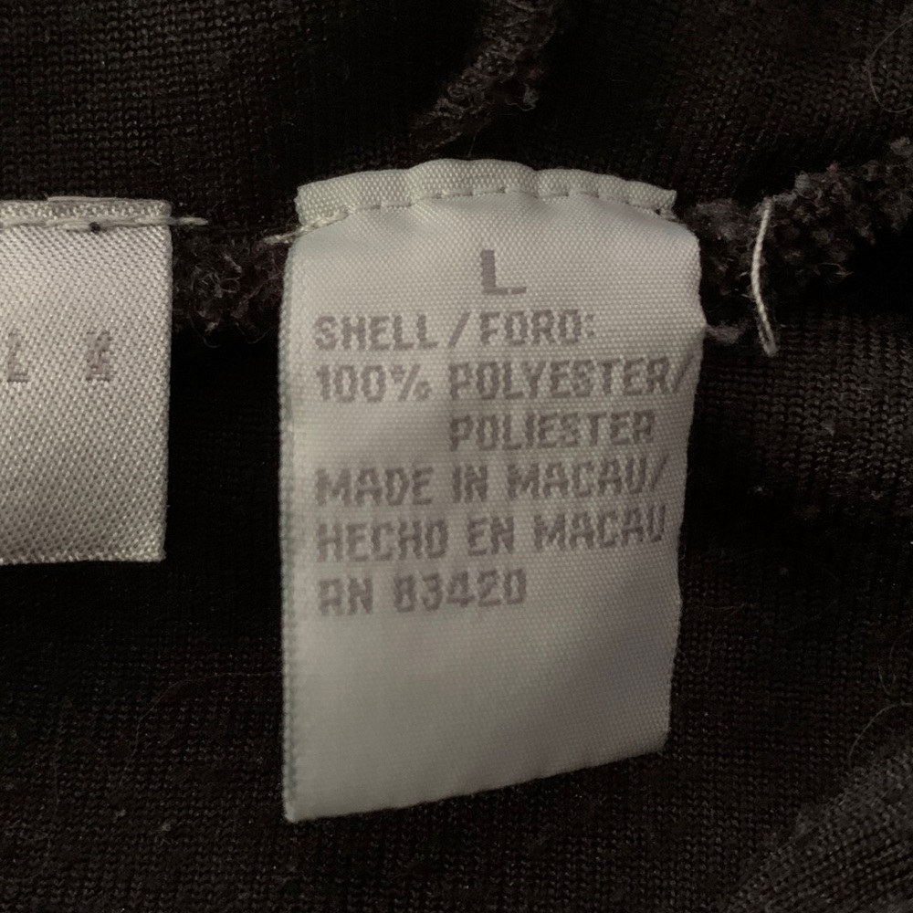 Velvet Hoodie - “August Silk”, Black, Zip Front, Drawstring, Soft, Dressy Casual - Picture 10 of 11